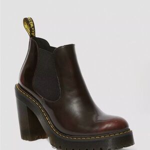 Dr. Martens Cherry Red Hurston Chelsea Boot